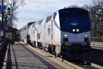 Eastbound "Southwest Chief" rolls though the station